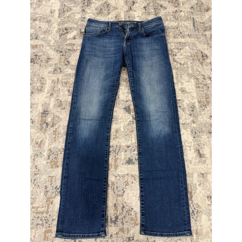 Mavi Zach Straight Leg Jeans Mens 30x34 Blue Medium Wash Stretch Denim